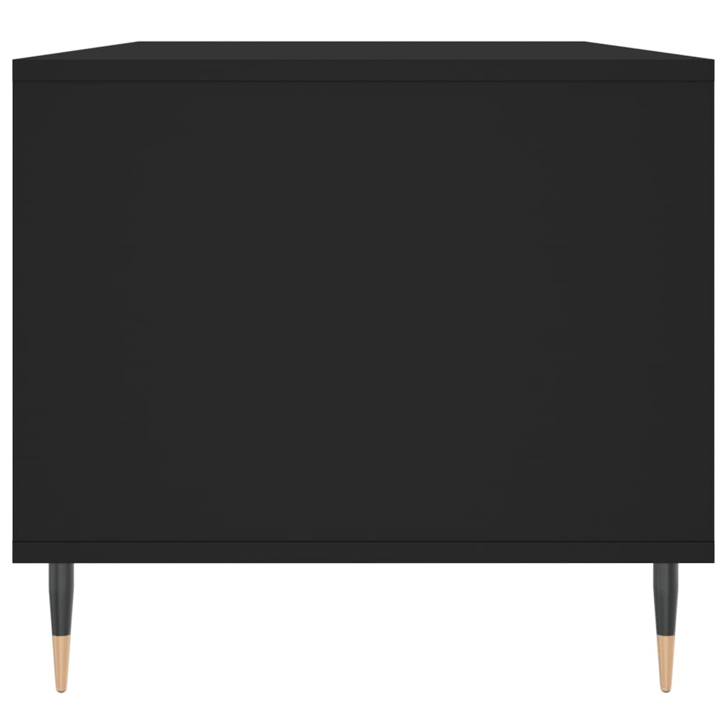 Măsuță de cafea, negru, 90x49x45 cm, lemn compozit - Vendito