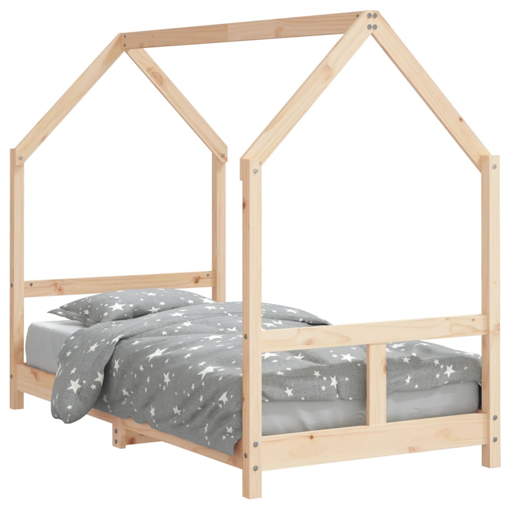 Cadru de pat pentru copii, 80x160 cm, lemn masiv de pin - Vendito
